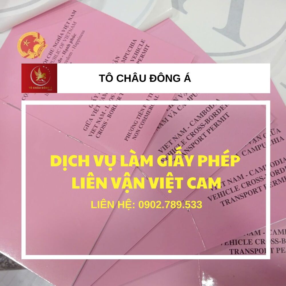 Cấp giấy phép liên vận Việt Cam Nhanh ở An Giang 